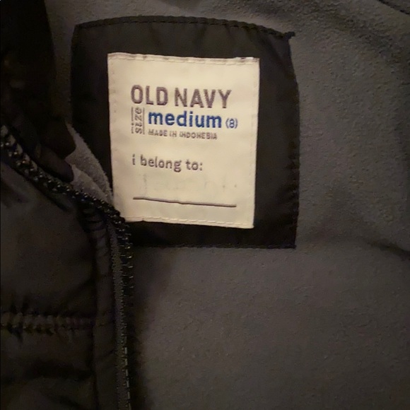 Black Old Navy Puffer Vest- Size M - Picture 2 of 2